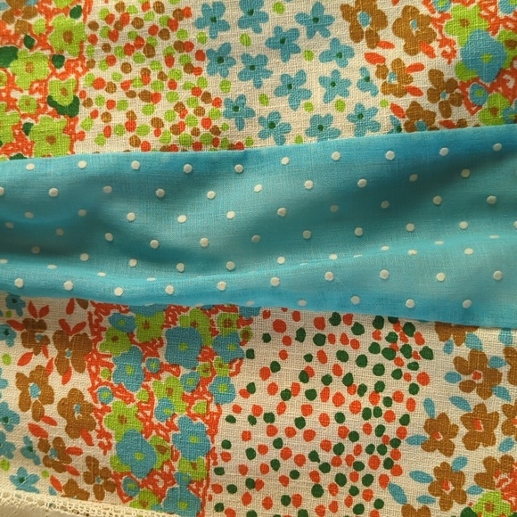 Vtg Patchwork Hand Crafted Maxi Skirt  Multicolor Festival Bohemian Woodstock L - Picture 6 of 10